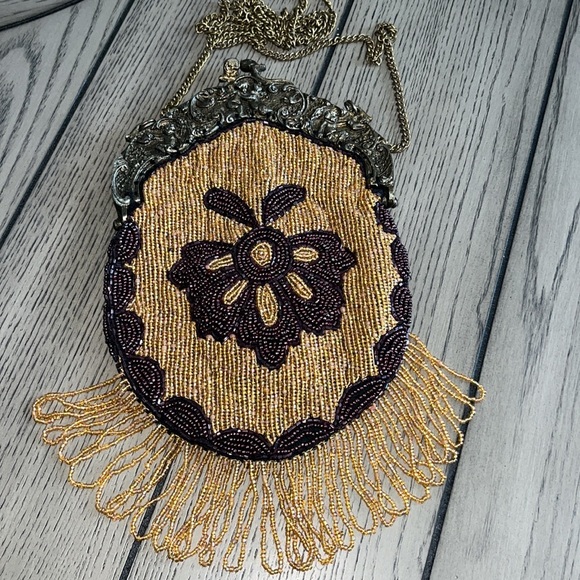 Christiana Vintage Beaded Insect Evening Bag - Picture 3 of 8